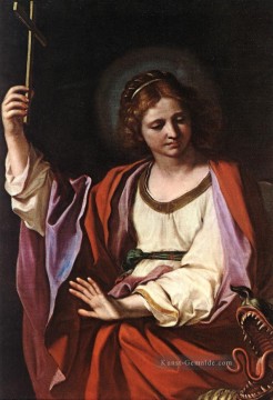 Guercino Werke - St Marguerite Barock Guercino
